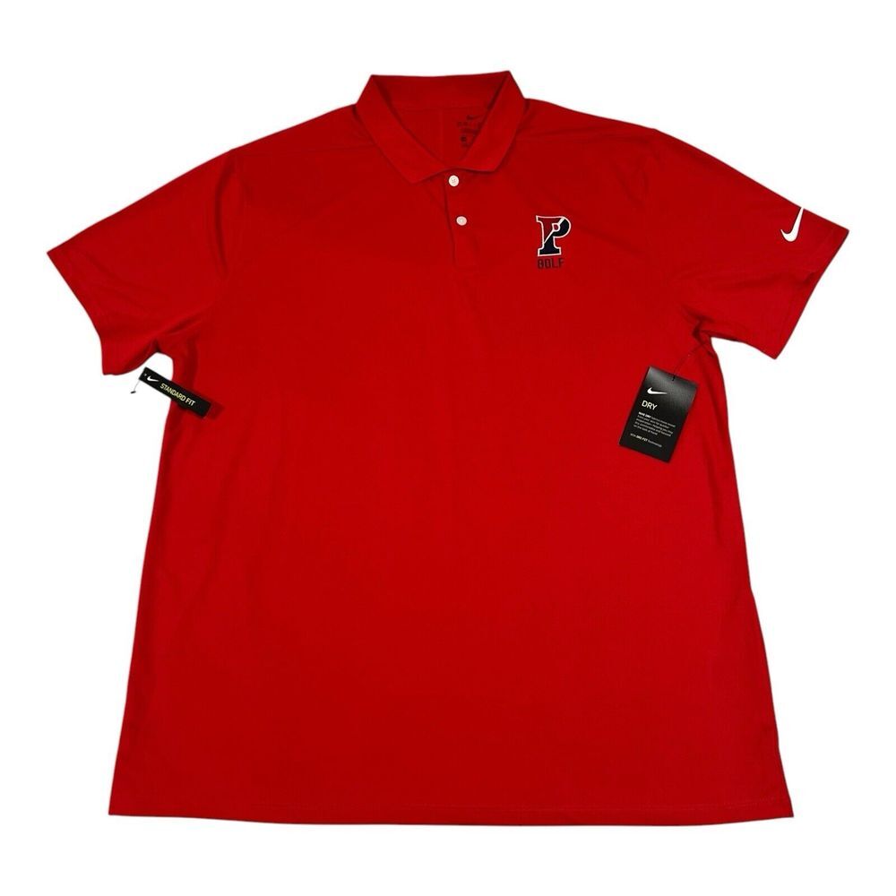 Nike Standard Fit Dri-Fit Golf Polo Red Men's Size XL BV0356-657 Logo NWT $65